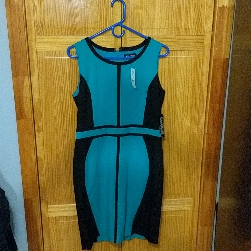 NY & Co 7th Ave Suiting Collection illusion dress